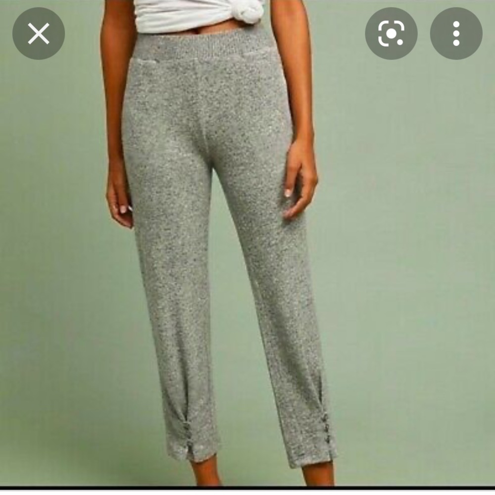 Anthropologie Saturday Sunday CloudFleece Sweater Jogger w Cute Button Detail xs